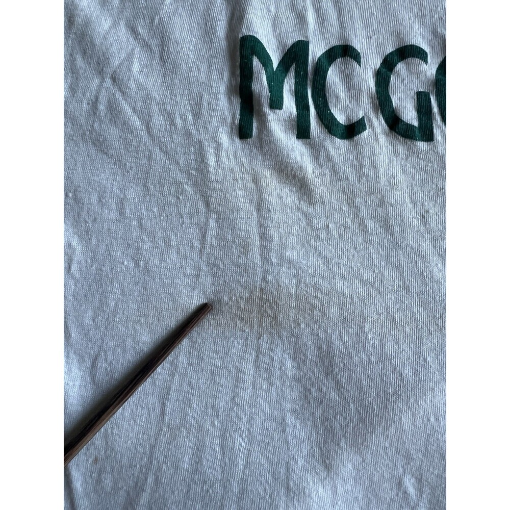 Vintage 70s George McGovern Campaign Tee Single Stitch Dove Olive Branch Peace - Picture 3 of 7